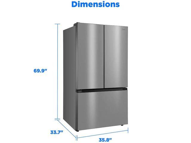 Midea MRF32I6BST 32 Cu. Ft. Stainless French Door Smart Refrigerator