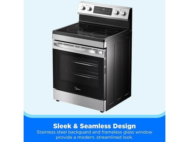 Midea MER30S2AST 6.3 Cu. Ft. Stainless Freestanding Electric Range