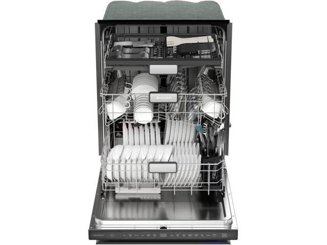 Sharp SDW6736MS 47 dBA Stainless Fully Integrated Built-in Dishwasher