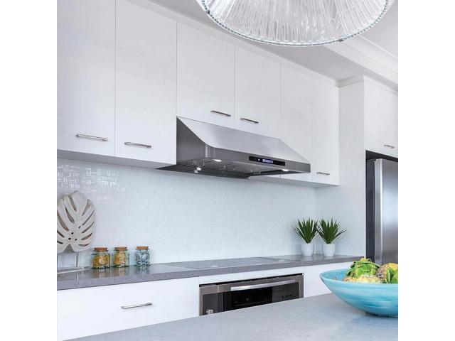 Duura Elite 36 inch Stainless Steel Under-Cabinet Range Hood w/ Exhaust Duct