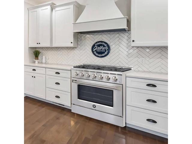 Brama 5.2 Cu. Ft. Stainless Steel Dual Fuel Slide-In Range