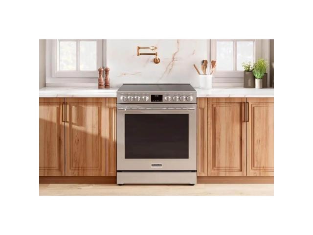 Frigidaire - Professional 6.2 Cu. Ft. Freestanding Total Convection Range with No Preheat and Air Fry - Stainless Steel - image 7