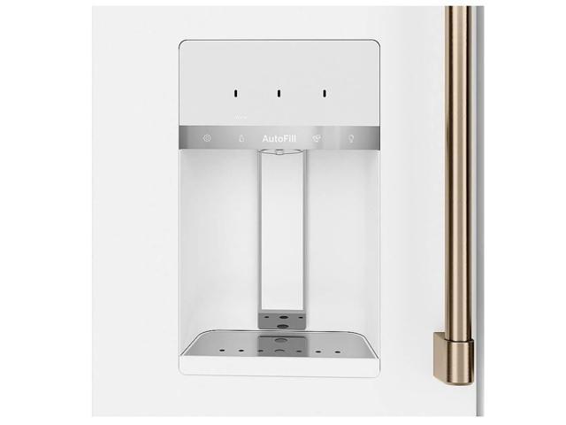 Café - 22.3 Cu. Ft. 4-Door French Door Counter-Depth Smart Refrigerator with Convertible Drawer with Soft Freeze - Matte White - image 6