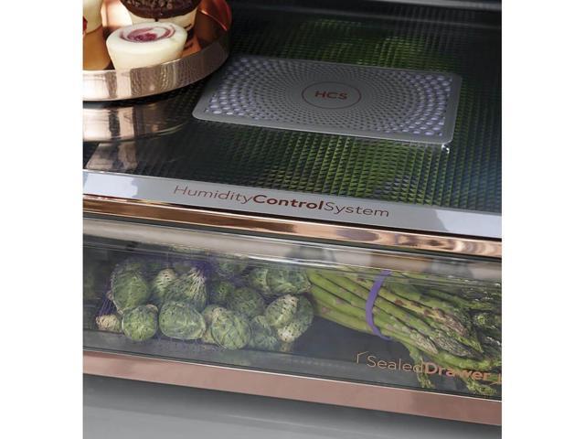 Café - 22.3 Cu. Ft. 4-Door French Door Counter-Depth Smart Refrigerator with Convertible Drawer with Soft Freeze - Matte White - image 8