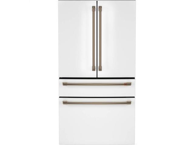 Café - 28.7 Cu. Ft. 4-Door French Door Smart Refrigerator with Dual Dispense Auto Fill Pitcher - Matte White - image 7