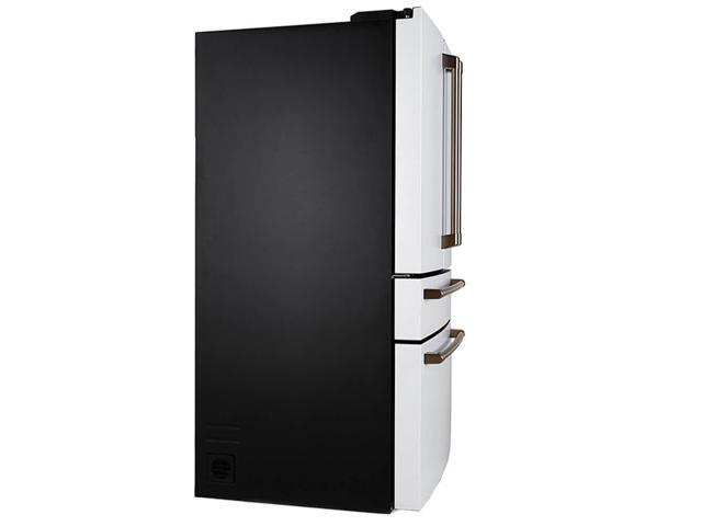 Café - 28.7 Cu. Ft. 4-Door French Door Smart Refrigerator with Dual Dispense Auto Fill Pitcher - Matte White - image 6