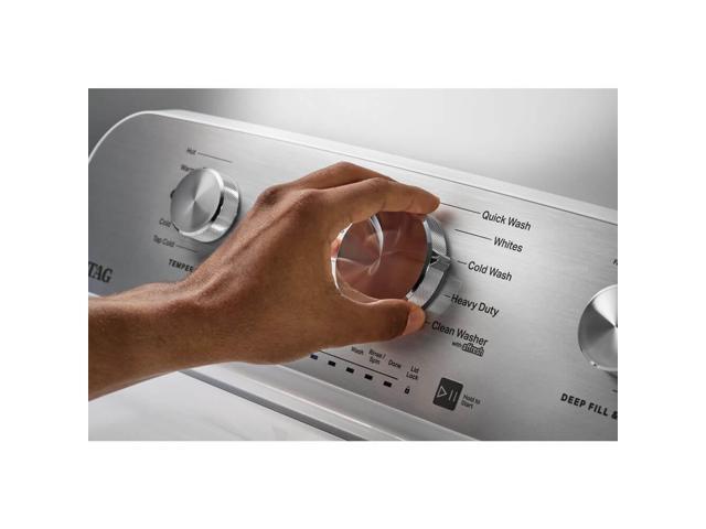 Maytag - 4.2 Cu. Ft. High-Efficiency Top Load Washer with Deep Fill Option - White - image 5