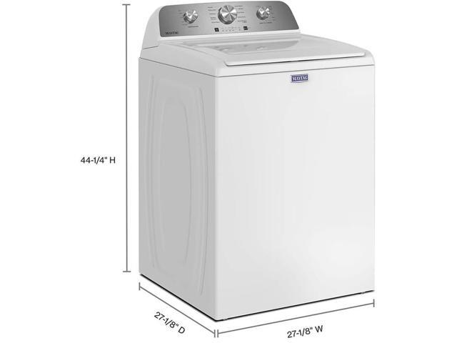 Maytag - 4.2 Cu. Ft. High-Efficiency Top Load Washer with Deep Fill Option - White - image 3