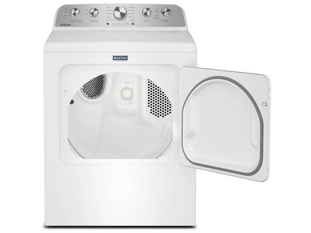 Maytag MED5605RW 7.0 Cu. Ft. White Top Load High Efficiency Electric Dryer