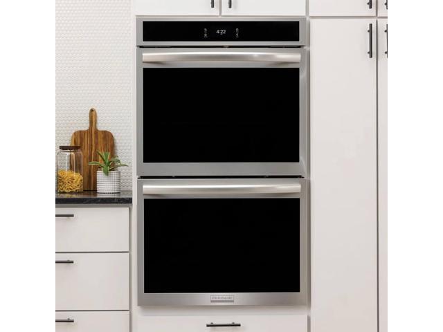 Frigidaire - Gallery 30" Built In Electric Total Convection Double Wall Oven with Stone-Baked Pizza - Stainless Steel - image 8