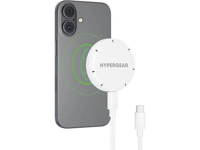 Hypergear 16317 MaxCharge 15W Magnetic Wireless Fast Charger with Qi2 - White