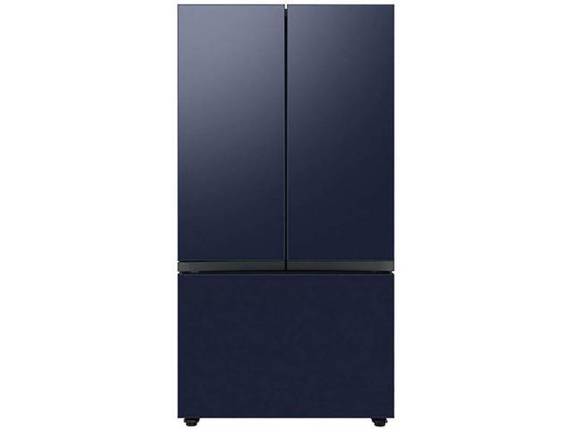 Bespoke 3-Door French Door Refrigerator Panel - Bottom Panel - Navy Steel