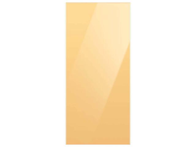 Bespoke 4-Door Flex Refrigerator Panel - Top Panel - Sunrise Yellow Glass