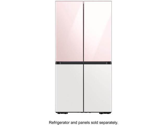 Samsung Bespoke 4-Door Flex Refrigerator Panel - Top Panel - Rose Pink Glass