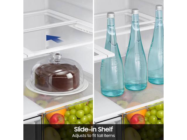 Samsung - Bespoke AI 26 cu. ft. Mega Capacity Counter Depth 3-Door French Door Refrigerator with External Water & Ice Dispenser - Stainless Steel - image 8