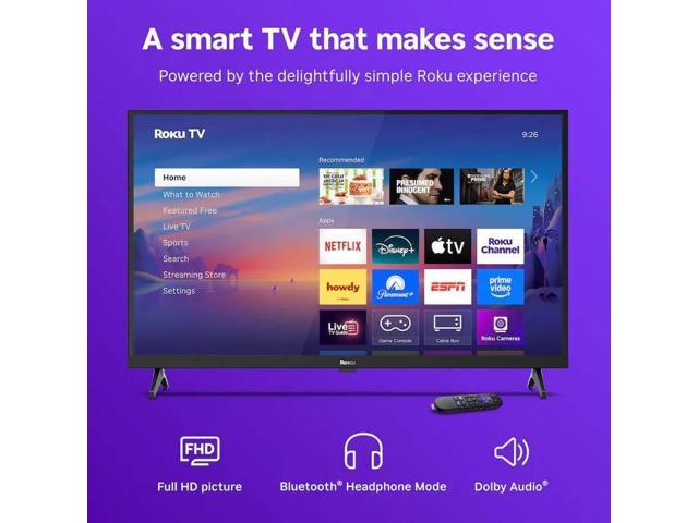 Roku 40R3D5KIT2 Smart TV 2025 Select Series 1080p Full HD TV with Wi-Fi + HDMI Cable + 12 Month CPS Warranty + Screen