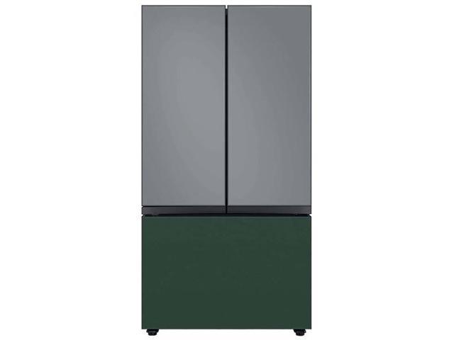 Bespoke 3-Door French Door Refrigerator Panel - Bottom Panel - Emerald Green Steel