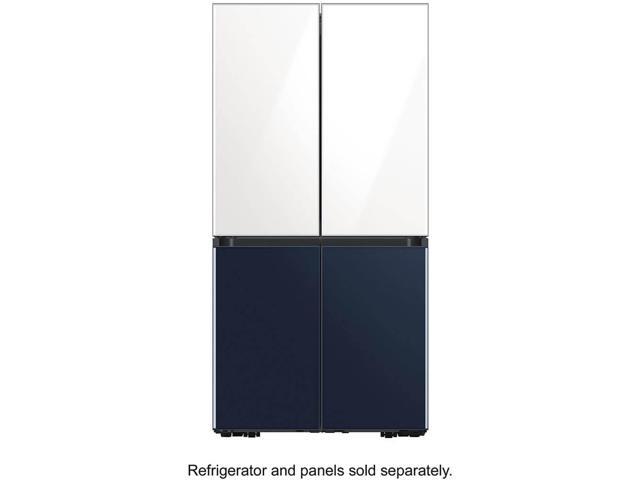 Bespoke 4-Door Flex Refrigerator Panel - Bottom Panel - Navy Glass