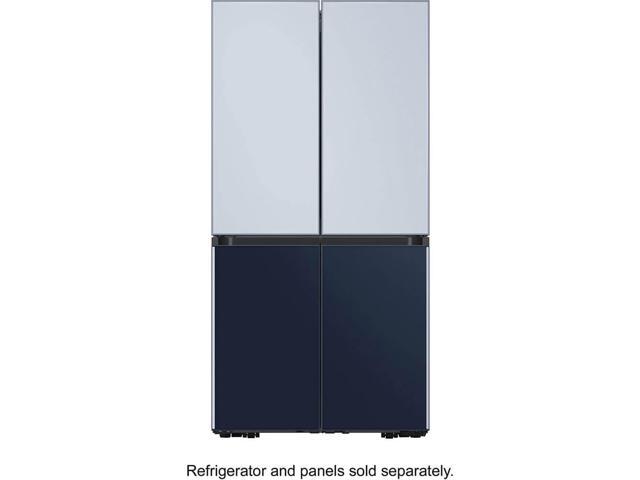 Bespoke 4-Door Flex Refrigerator Panel - Bottom Panel - Navy Glass