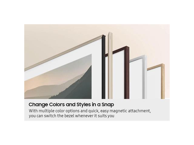 75' The Frame Customizable Bezel - Modern Teak