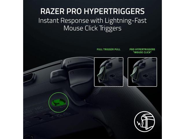 Razer - Raiju V3 Pro Wireless Gaming Controller with TMR Thumbsticks and Remappable Buttons for PS5 and PC - Black - image 5