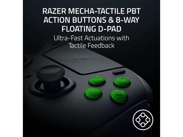 Razer - Raiju V3 Pro Wireless Gaming Controller with TMR Thumbsticks and Remappable Buttons for PS5 and PC - Black - image 6