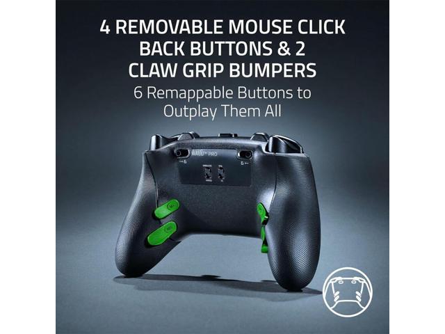 Razer - Raiju V3 Pro Wireless Gaming Controller with TMR Thumbsticks and Remappable Buttons for PS5 and PC - Black - image 4