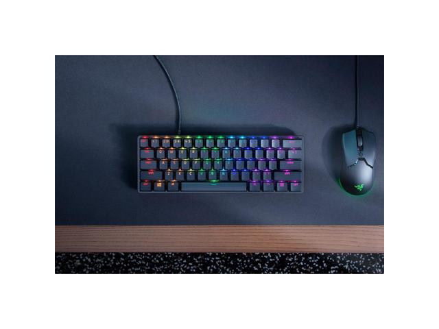 Razer - Huntsman Mini 60% Wired Optical Clicky Switch Gaming Keyboard with Chroma RGB Backlighting - Mercury - image 3