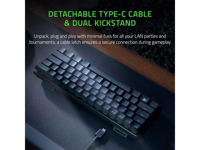 Razer - Huntsman Mini 60% Wired Optical Clicky Switch Gaming Keyboard with Chroma RGB Backlighting - Mercury - image 6