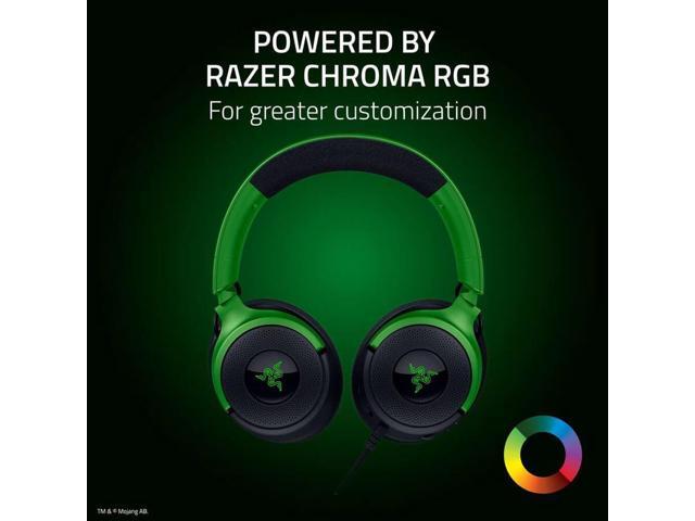 Razer - Kraken V4 X Wired Over-the-Ear Gaming Headset for PC, Mac, Playstation, Nintendo Switch, Steam Deck, Mobile, and Tablet - Minecraft Edition - image 8