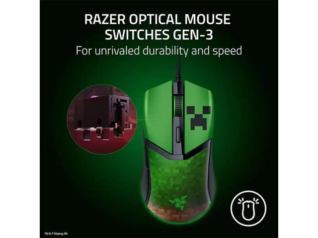 Razer RZ0104650200 Cobra Gaming Mouse - Minecraft Edition