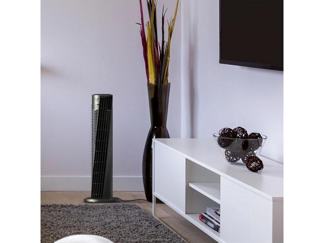 Vornado 32' Oscillating Whole Room Air Circulator Tower Fan - Black