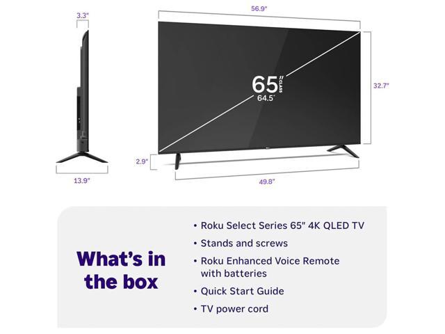 Roku - 65" Class Select Series 4K QLED Smart RokuTV (2026) - image 3