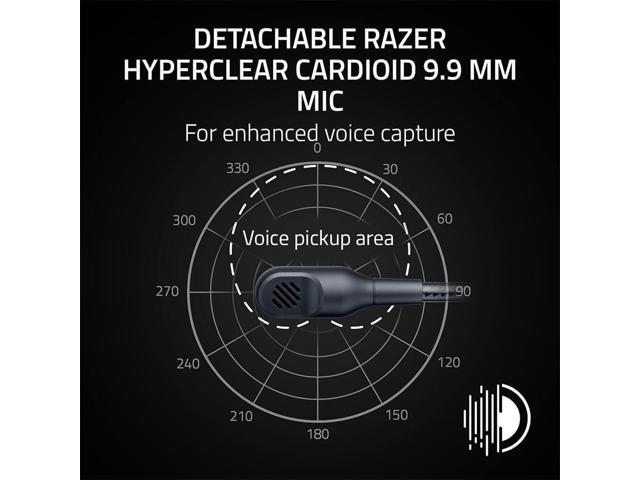 Razer - BlackShark V3 X Hyperspeed Wireless Over-the-Ear Gaming Headset for PC, Mac, Playstation, Nintendo Switch, Smartphone - Black - image 4