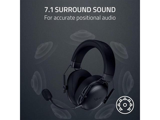 Razer - BlackShark V3 X Hyperspeed Wireless Over-the-Ear Gaming Headset for PC, Mac, Playstation, Nintendo Switch, Smartphone - Black - image 7
