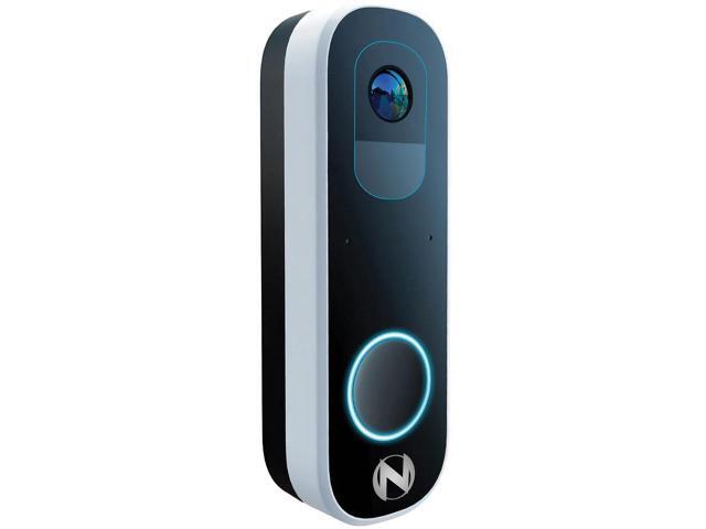 Night Owl DBH4DB 2K Dual-Powered Video Doorbell with Battery - Black