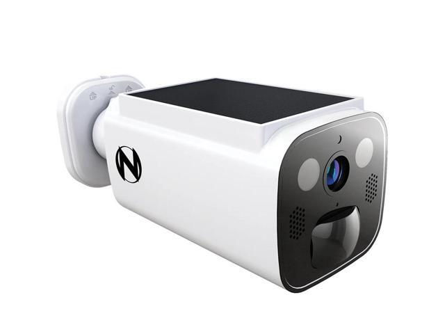Night Owl - Solar Powered Wire Free 2K Security Camera with Spotlight and 2-Way Audio - White - image 4