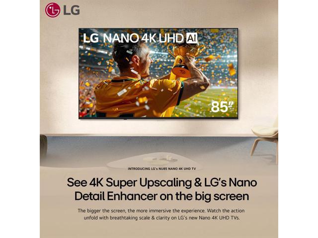 LG - 65” Class NU850B Series LED Nano 4K UHD Smart webOS TV (2026) - image 8