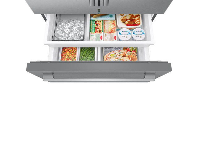 Samsung RF70H25KER 24.5 Stainless Bespoke AI French Door Counter-Depth Smart Refrigerator