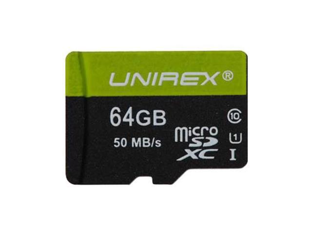 Unirex UMS645MUHS1 64GB microSDHC Card