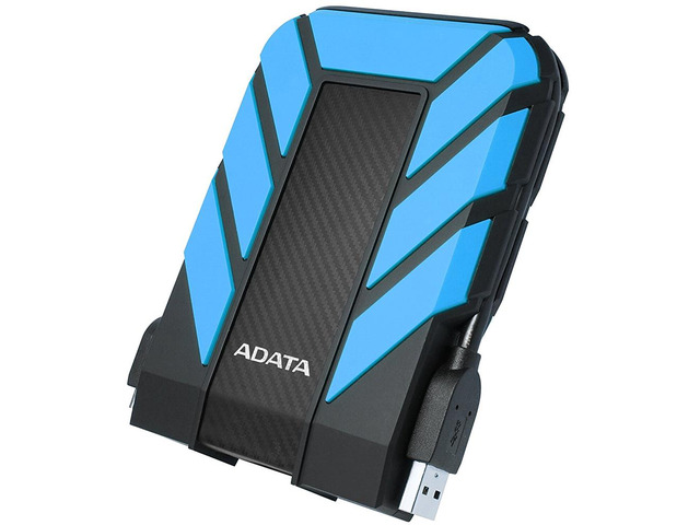ADATA HD710 Pro External Hard Drive: Blue 1TB USB 3.1 Durable, Waterproof, Dustproof Portable HDD Shock Vibration Sensing Technology Ratings:...