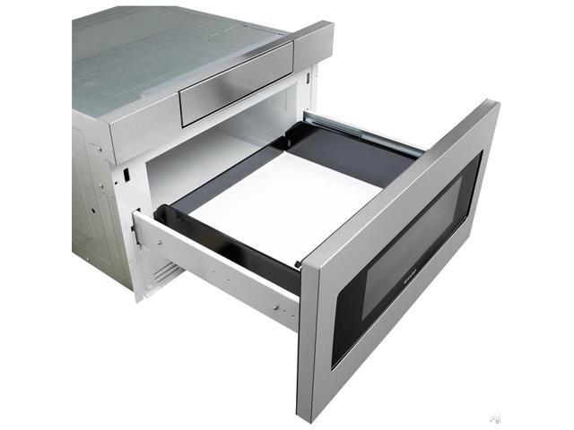 Sharp - 1.2 Cu. Ft. Built-in Microwave Drawer with Sensor Cooking - Stainless Steel - image 5