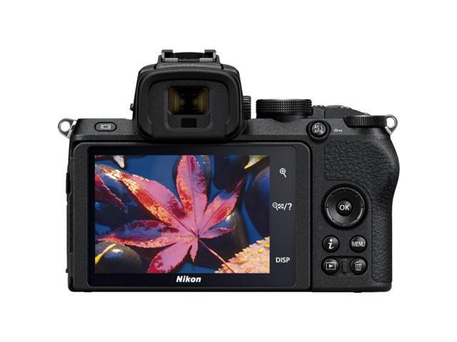 Nikon Z50 DX-format Mirrorless Camera w/ 16-50mm F3.5-6.3 Nikkor Z DX Lens & 50-250mm F4.5-6.3 VR NIKKOR Z DX Lens