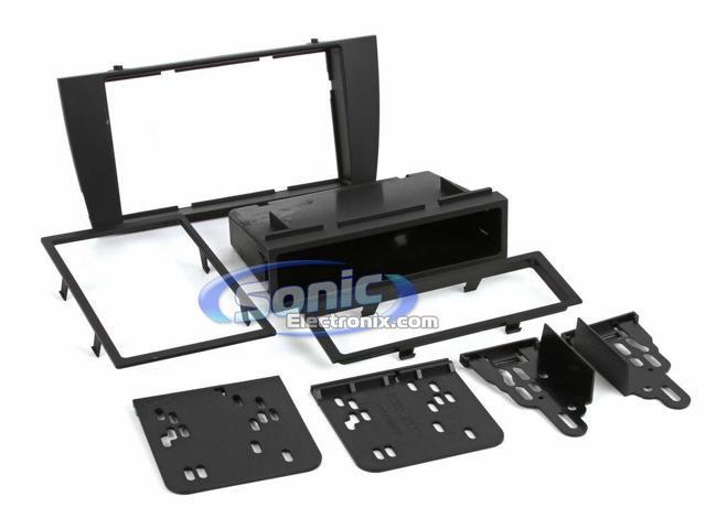Metra - Dash Kit for Select 2001-2008 Jaguar S-Type DIN DDIN - Black - image 2
