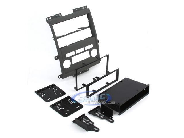 Metra - Dash Kit for Select 2009-2012 Nissan Frontier Xterra DIN DDIN - Gray