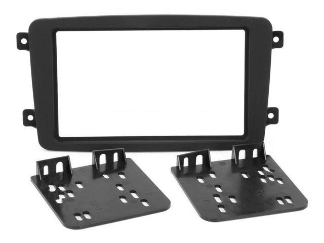 Metra - Dash Kit for Select 2001-2006 Mercedes-Benz C Class CLK Class C230 Coupe G DDIN - Matte Black - image 2