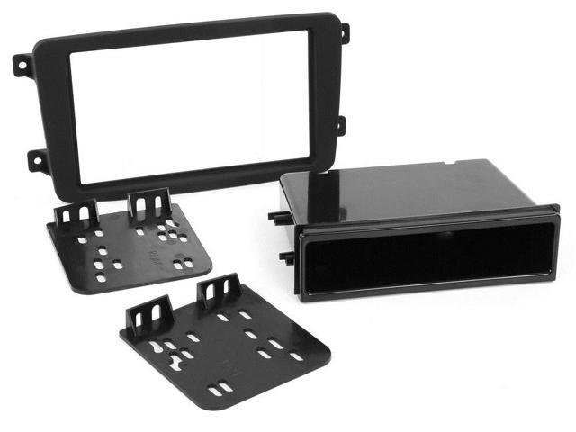 Metra - Dash Kit for Select 2001-2006 Mercedes-Benz C Class CLK Class C230 Coupe G DIN DDIN - Matte Black - image 3