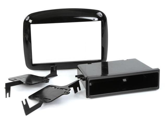 Metra - Dash Kit for Select 2013-2016 Dodge Dart DIN DDIN - High Gloss Black - image 5