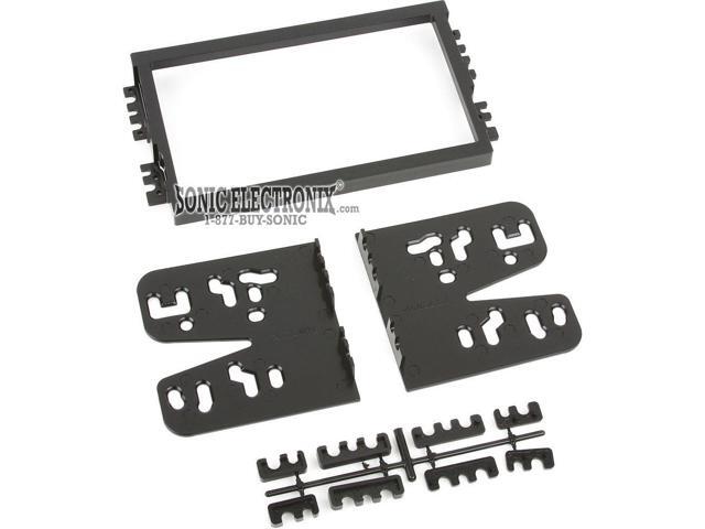 Metra - Dash Kit for Select 1999-2001 Hyundai Sonata DIN DDIN - Black - image 3