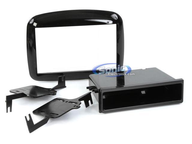 Metra - Dash Kit for Select 2013-2016 Dodge Dart DIN DDIN - High Gloss Black - image 6